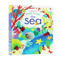 Usborne Book Peep Inside The Sea Board Book Hard Cover Lift The Flap Book Picture Books For Toddler Bed Time Story Book Reading Book Children Biological Science Gifts For Boys Girls 3-6 Years Old Educational Learning Materials For เด็กๆเด็กๆ