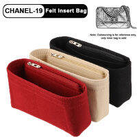 EverToner สำหรับ 19 Flap กระเป๋าถือ Felt ผ้าใส่กระเป๋า Organizer กระเป๋าถือแต่งหน้า Organizer Travel Inner Purse