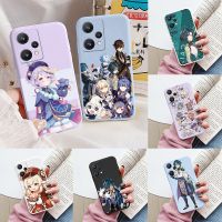 Phone Cover For Realme 9 4G 9 Pro Plus Back Cover Genshin Impact Anime Fundas Soft Silicone Coque For OPPO Realme 9 Capa Bumper Electrical Connectors