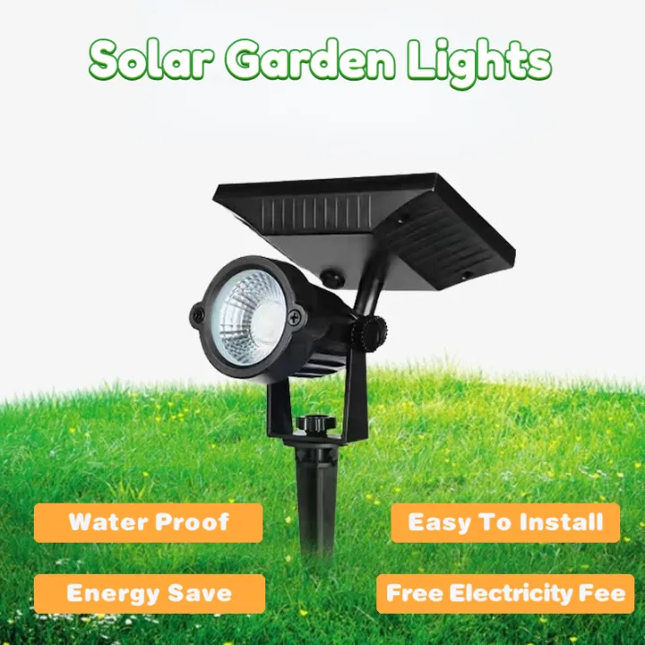 outdoor floor lights solar