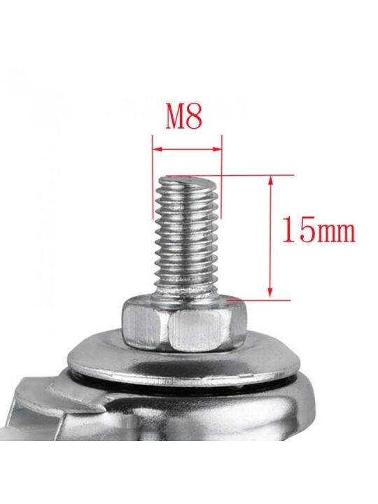 5pcs-lot-1-inch-screw-rod-caster-m8-centimeter-small-wheel-diameter-25mm-wear-resistant-pulley-one-nylon-universal