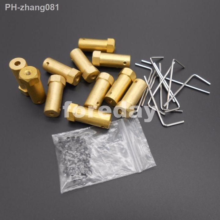 5pcs-brass-5mm-flexible-hexagonal-hexagon-coupling-coupler-six-edge-shaft-motor-flexible-length-30mm-m5-2-spanners-xfd329x5-2