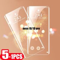 5-1Pcs phone screen protector For Huawei nova 10 10z Tempered glass for huawei nova 9 8 7 8i pro SE Youth protective film 9H