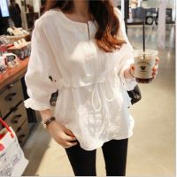 korean style women ladies long sleeve shirt blouse baju wanita lengan panjang