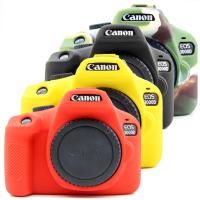 Ruer เคสเคสซิลิคอนป้องกันกระเป๋ากล้องนิ่มสำหรับ Canon EOS 3000D 4000D T100เคสกรอบ DSLR