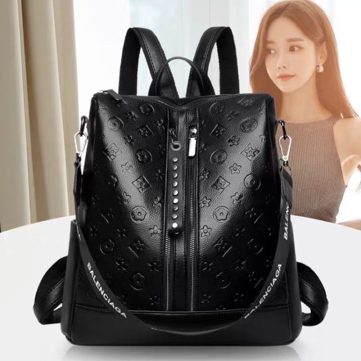 ( BISA COD ) Tas Ransel Wanita Fashion Coran Kekinian