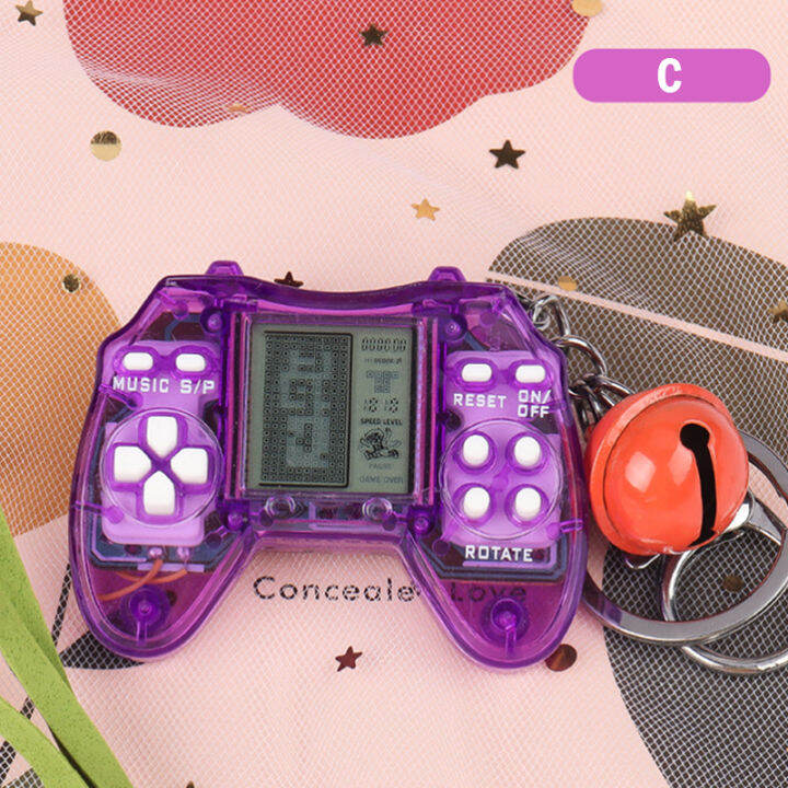 Graceful Mini Console Game Machine Handheld Nostalgic With Keychain
