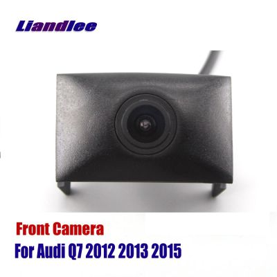 กล้องมุมมองด้านหน้ารถสำหรับ Audi Q7 4l 2012-2016อินเตอร์เฟซที่ Rca Av 12V ระบบ Ntsc Hd Ccd Cam