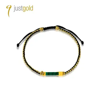 18K 14K 10K Rose Gold Jewelry malachite bracelet for woman
