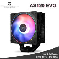 AS120 Thermalright AGHP4.0พัดลมระบายความร้อน CPU EVO 4ฮีตเตอร์พัดลมทำความเย็นอาร์กอน PWM ArBB 120มม. Intel หม้อน้ำทองแดงบริสุทธิ์ LGA17XX 115X AM4 AM5 1200