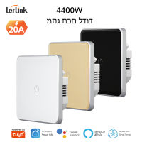 Wifizigbee Tuya หม้อไอน้ำเครื่องทำน้ำอุ่นสวิทช์20A 4400วัตต์หรูหราแผงกระจกสมาร์ทชีวิต APP การควบคุมระยะไกลเปิดปิด Alexa Home