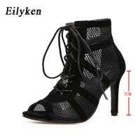 Eilyken Sexy Fashion Women Shoes Very Light Comfort High Quality Thin Heels Open Toe Dancing Sandals Womans Size 43