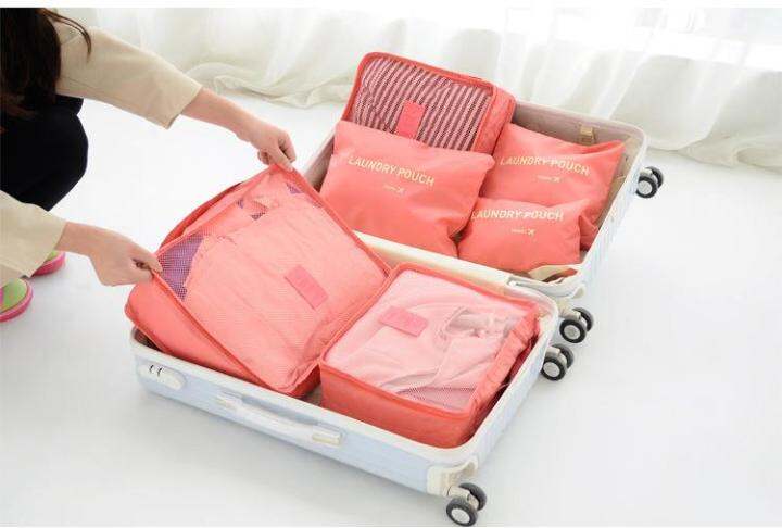 cod-factory-direct-sales-travel-cloth-clothes-storage-bag-supplies-set-underwear-finishing-six-piece