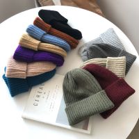 【YD】 New Colors Hat Knitted Warm Soft Kpop Wool Beanie All-match