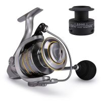 READY STOCK 14+1 BB Double Spool Fishing Reel 5.5:1 Gear Ratio High Speed Spinning Reel Carp Fishing Reels For Fishing