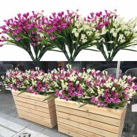 Artificial Flowers Color Calla Lily Fake Flowers For Outdoor Garden Patio Outside Window Yard Office Home Desk Room Decoration