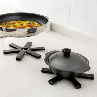 【CC】 Dishes Placemat Resistant Hot Pot Holder Design Bowl Trivet Space-saving Table Folding