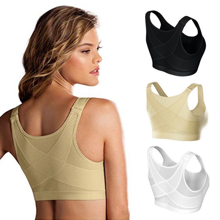 Wireless Front Closing Bra Front Closure Back Support Bra Front Closure