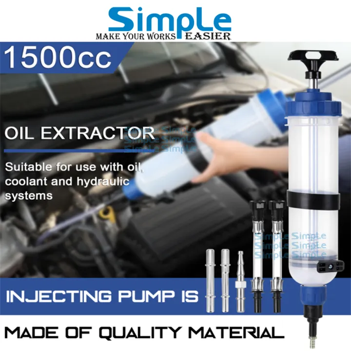 1.5L Oil Extraction Syringe, Oil Pump, Transmission Fluid Extractor