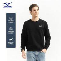 Mizuno เสื้อสเวตเชิ้ตแขนยาวลำลองสำหรับผู้ชาย,ฤดูใบไม้ร่วงและฤดูหนาวคู่กีฬาฤดูใบไม้ผลิและฤดูใบไม้ร่วงคอกลมใหม่