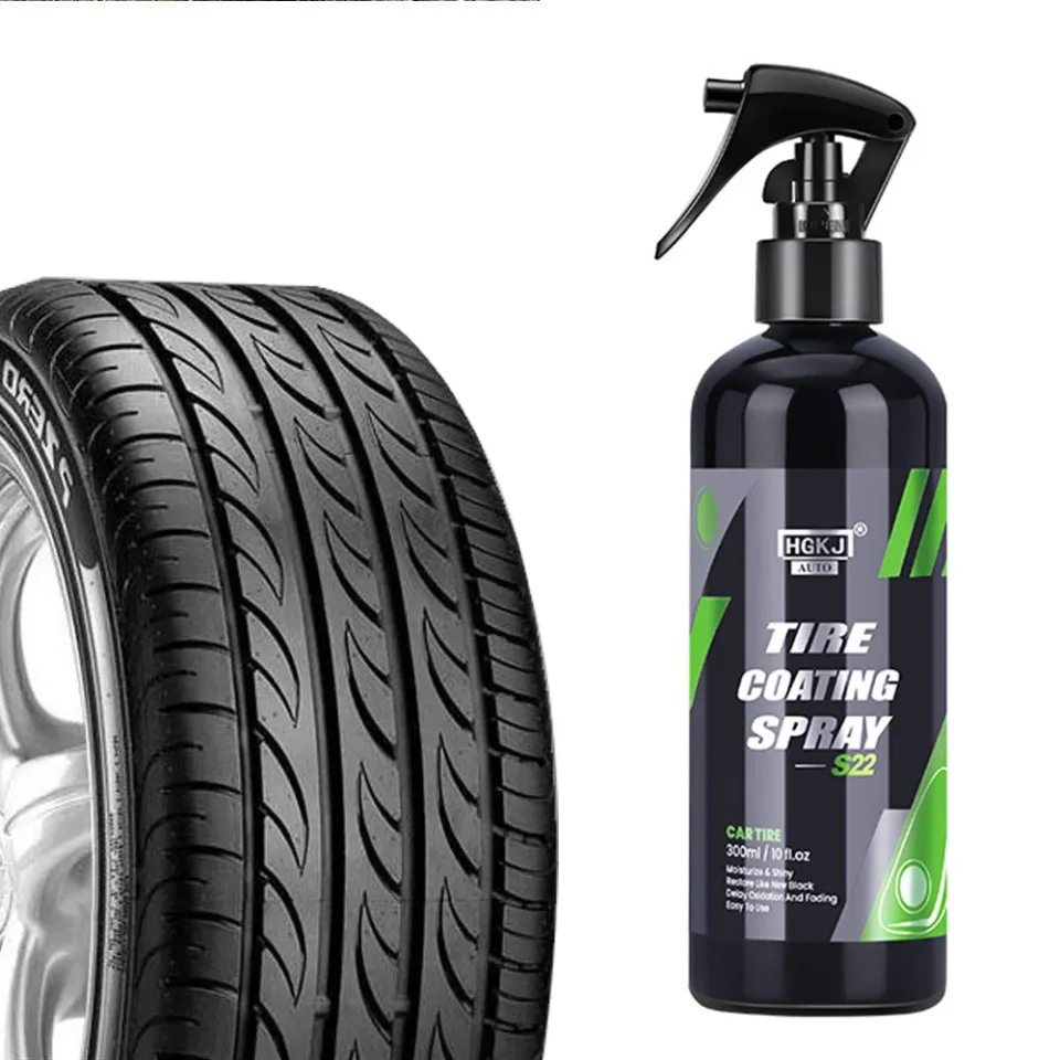 Car Tyre Gloss HGKJ S22 Tire Coating Spray Hydrophobic Sealant Wax