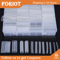 Foriot  275PCS ความร้อนหดชุดท่อความร้อนหลอดที่หดได้เมื่อถูกความร้อนพันสายไฟอัตราส่วน3:1สายเคเบิลไฟฟ้าชุดกับกล่อง