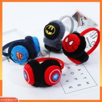 【hot sale】 ☌☬❏ B09 [Oneworld] Winter Cartoon Kids Spider Man Batman Anime Figure Plush Earmuff Ear Warmer