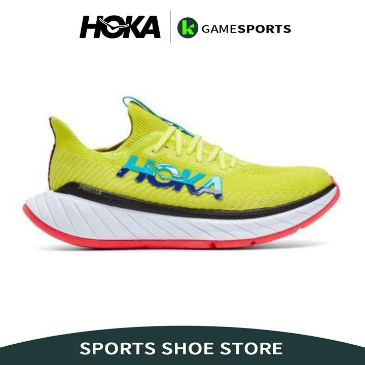 Hoka One One Carbon X 3 Evening Primrose Men's and Women's Sports Shoes ...