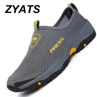 ZYATS 2018 รองเท้าแฟชั่นผู้ชายฤดูร้อนรองเท้าใหม่รองเท้าตาแหน่งอากาศรองเท้าลำลองรองเท้าใส่สบาย