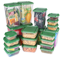 กล่องพลาสติกถนอมอาหารTupperware boxes set 17 ชิ้น