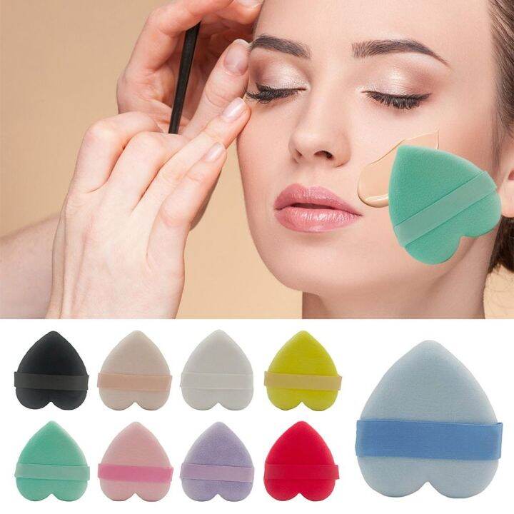 NORORTHY Cotton Cosmetic Soft Heart Shape Powder Puff Beauty Tool