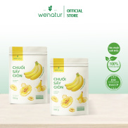 Ăn Vặt Combo 2 Gói Chuối Sấy Giòn Tự Nhiên we natur 100g