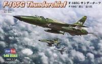 โมเดล Hoyboss 80333 1/48ขนาด F-105G สายฟ้าชุดประกอบโมเดล