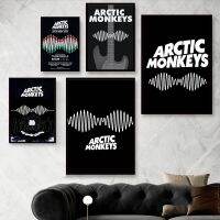 Arctic Monkeys AM อัลบั้มเพลงโปสเตอร์และพิมพ์ภาพวาดผ้าใบ Wall Art รูปภาพสำหรับวัยรุ่น Room Modern Home ตกแต่งของขวัญ,Black