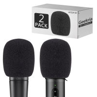 Geekria กระจกโฟมสำหรับ Shure SM57-LCE SM63 SM81-LC, SM137ไมโครโฟนไมค์ลม,ฟองน้ำโฟมกรอง (2 Pack)