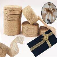 【YD】 5m Jute Burlap Bow Weddings Floristry Birthday