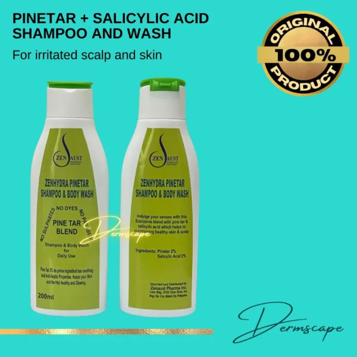 Zenhydra Pine Tar Shampoo and Body Wash Lazada PH