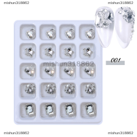 mishun318862 20pcs 3D เล็บ Art rhinestones คริสตัลหินที่มีสีสันเคล็ดลับตกแต่ง DIY