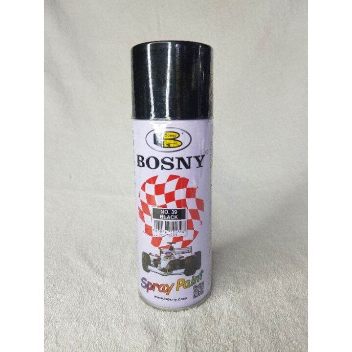 bosny gloss black spray paint Lazada PH