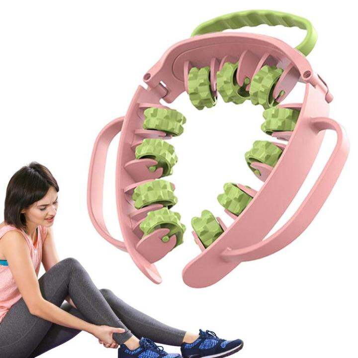 leg-clamp-roller-neck-and-shoulder-massager-with-roller-ball-360massage-ring-shaped-leg-massage-roller-detachable-cellulite-roller-for-thighs-sturdy