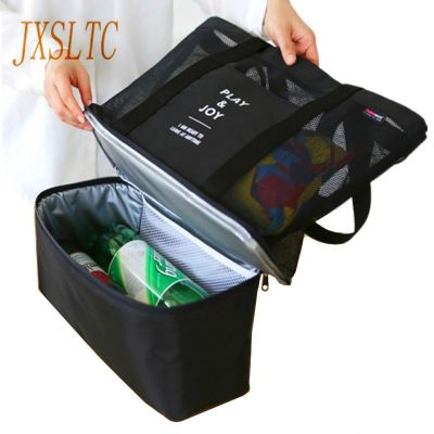 hot！【DT】❄  Thermal Insulation Cooler 2 Layers Food Trips BBQ Keeping Pack storage Accessories Organizer