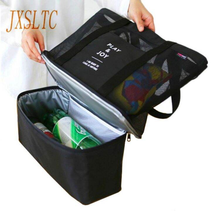 hot-dt-thermal-insulation-cooler-2-layers-food-trips-bbq-keeping-pack-storage-accessories-organizer