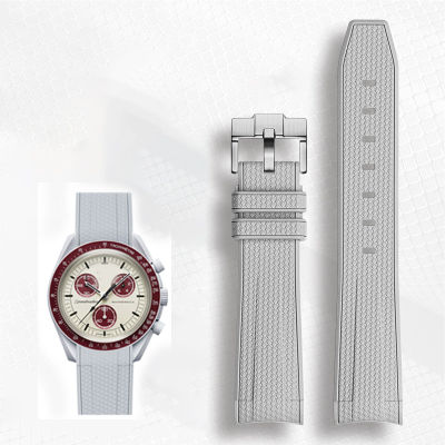 สายนาฬิกายางสำหรับ Rolex Omega X สายนาฬิการ่วม MoonSwatch กันน้ำได้สายรัดสายนาฬิกา20มม. CarterFa