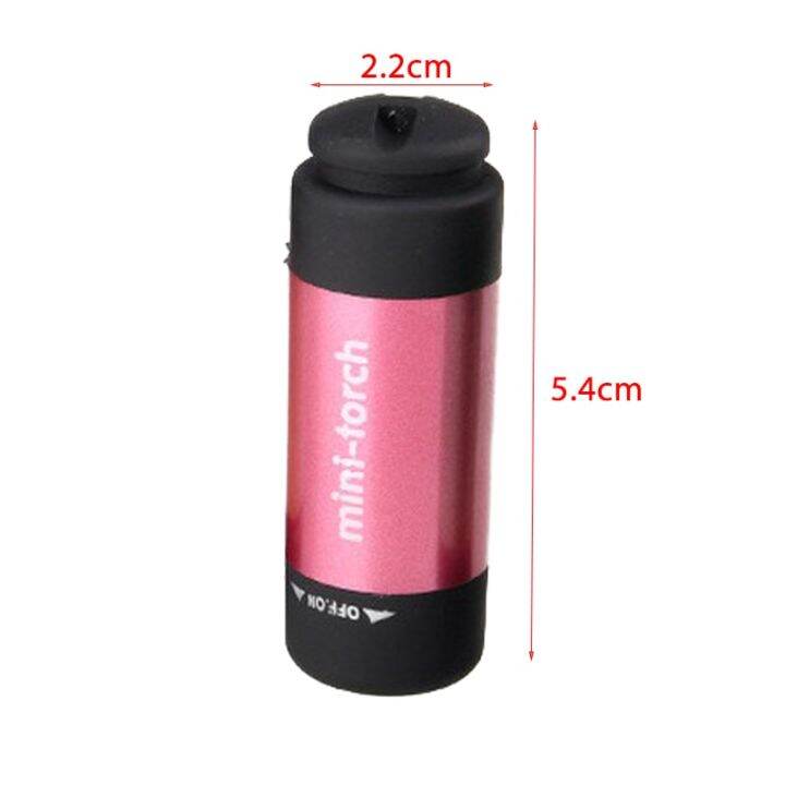 new-pocket-led-flashlight-usb-rechargeable-portable-waterproof-white-light-keychain-torch-outdoor-hiking-flashlight-with-battery-power-points-switche