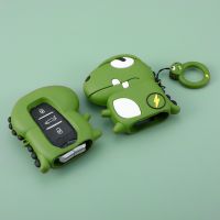 ✲◈▦ Dinosaur Car Key Case Cover Chain For Peugeot 301 208 3008 5008 408 2008 308 508 For Citroen c1 c2 c3 c4 Grand Picasso C5 DS