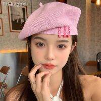 ❈ Mori Berets for 2023 New and Breathable Pink Caps Designer Painter Beret Hats