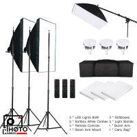 ชุดไฟ SOFTBOX LIGHTING 85W SET ปรับแสงได้ 3 โทนสี มีรีโมท รับประกัน 30 วัน