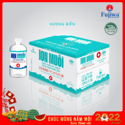 1 Thùng nước muối, nước súc miệng ion muối Fujiwa mới - thùng 12 chai 680ml