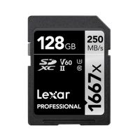 (IRepairParts) Lexar SD-1667x ความเร็วสูงการ์ด SD การ์ดหน่วยความจำกล้อง SLR ความจุ: 128GB