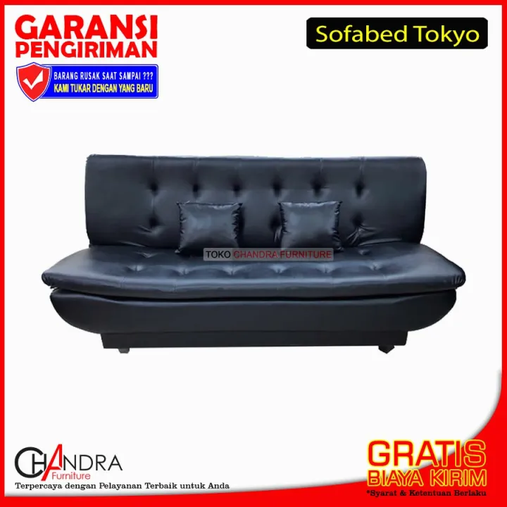 Sofa Bed / Sofabed Tokyo Pillow Top Minimalis (Oscar) Kursi Tamu
